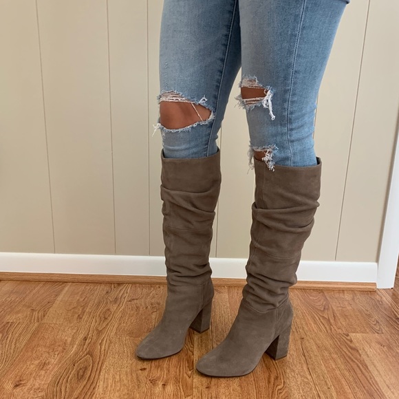 Below the knee heeled boots by Steven Madden. - Picture 8 of 11